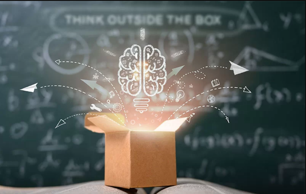 Abstract Technology Cityscape